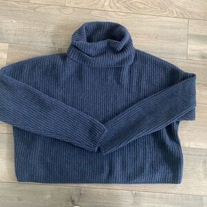 Madewell semi cropped Recycled cashmere sweater